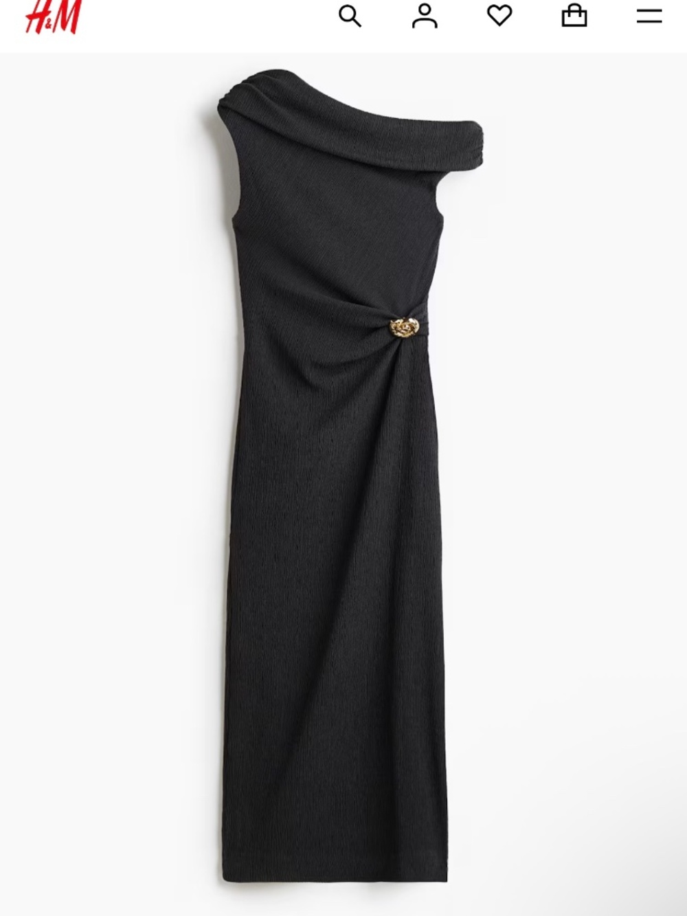 Grey asymmetrical dress
